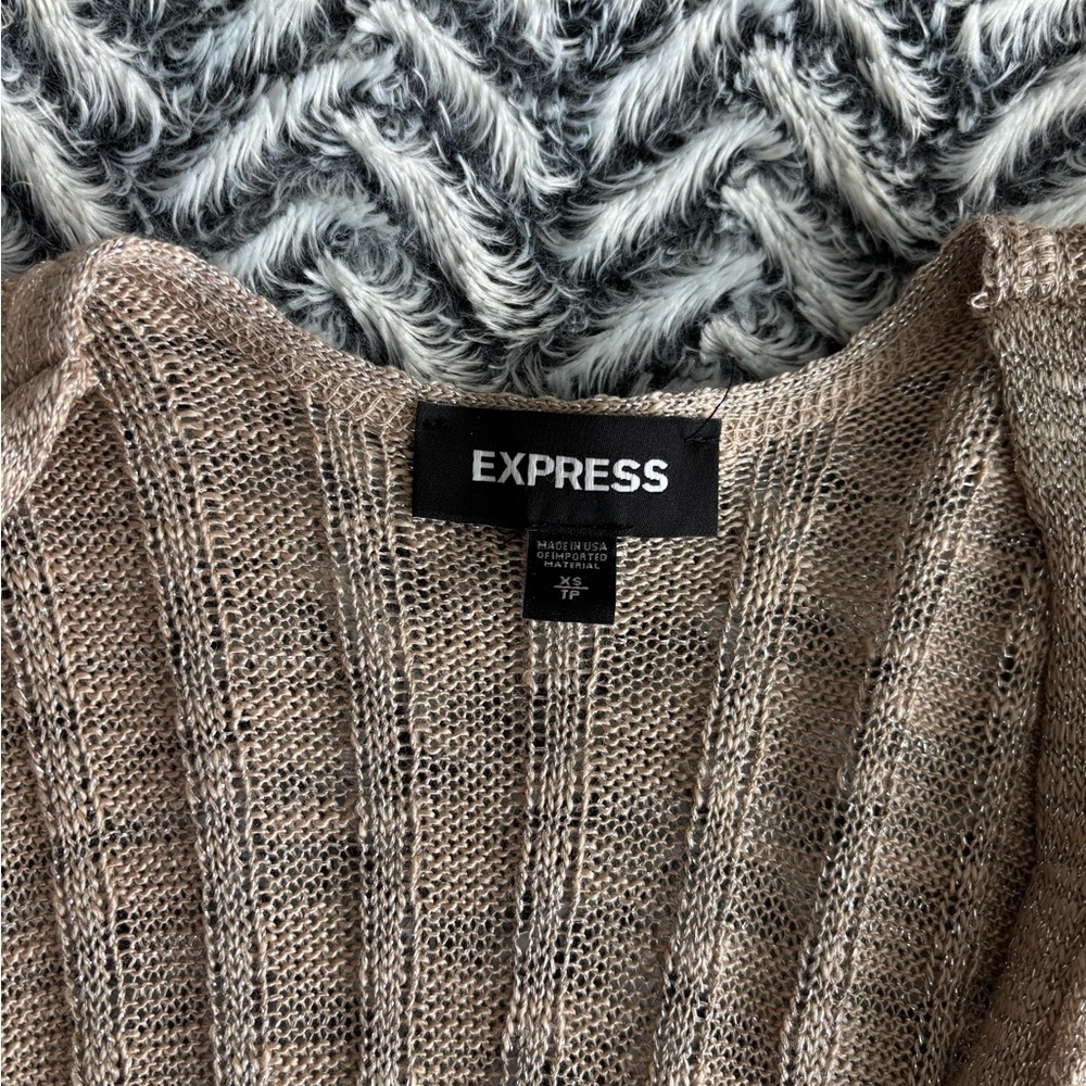 Express Women's Tan Sweater